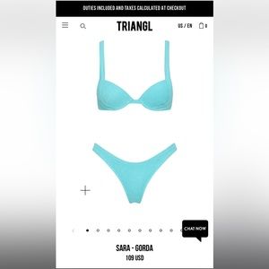 Sara Gorda Triangl Bikini